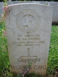 Dar Es Salaam War Cemetery - McClung, W